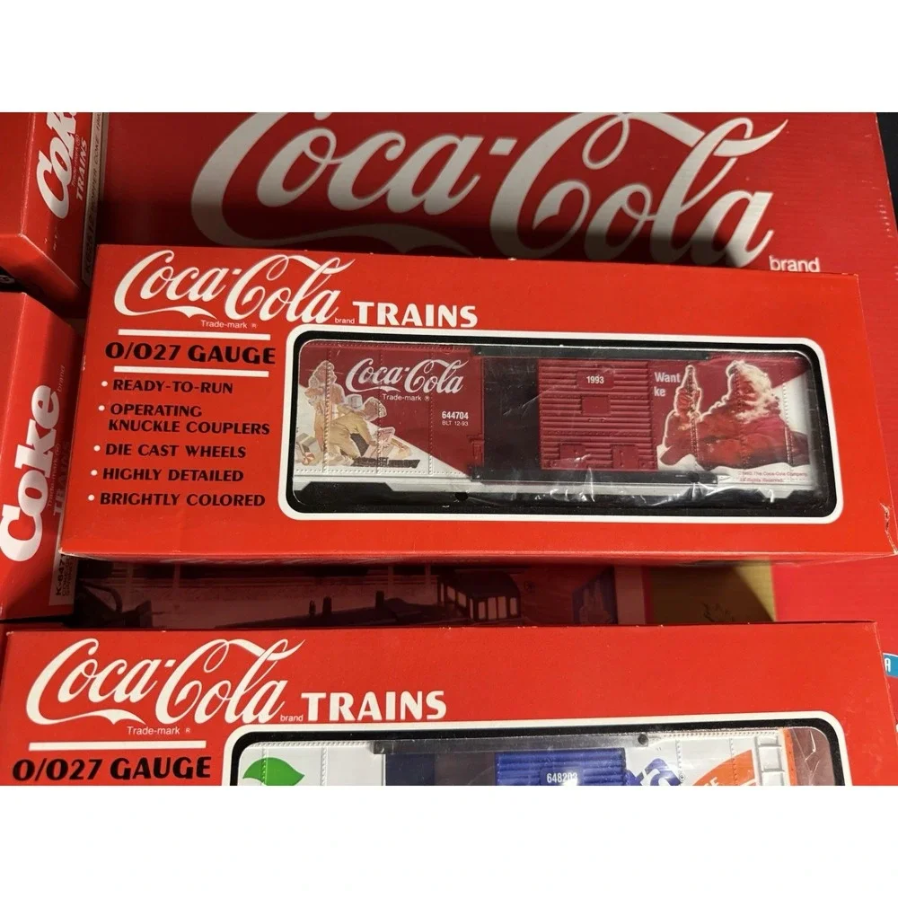 K-Line 1996 The Coca Cola Train Set For All Seasons k-1614A  0-27 Gauge